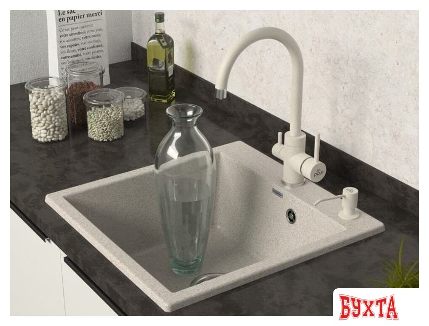 Кухонная мойка Paulmark Kante 50 PM105152-BE 3