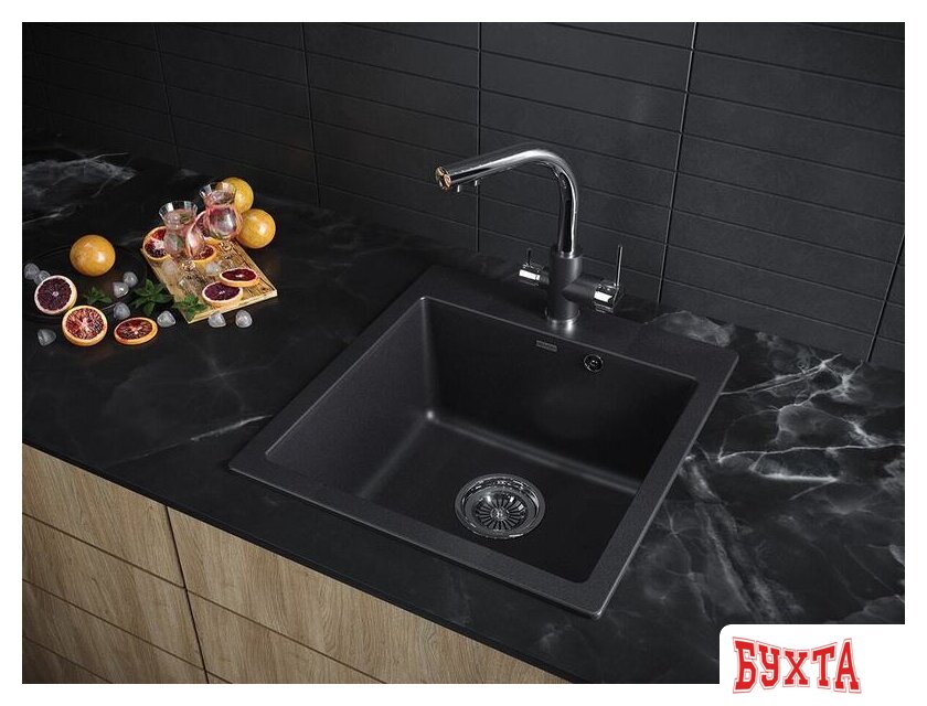 Кухонная мойка Paulmark Kante 50 PM105152-BL 3
