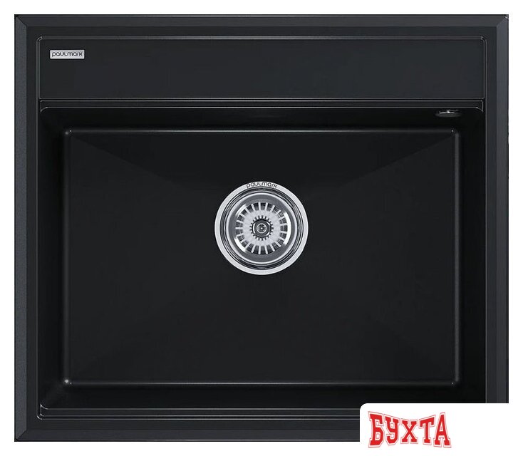 Кухонная мойка Paulmark Stepia 60 PM115951-BLM (черный металлик)