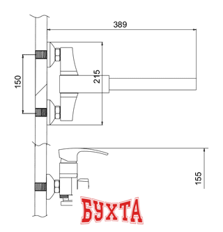 Смеситель Gerhans K13114 2