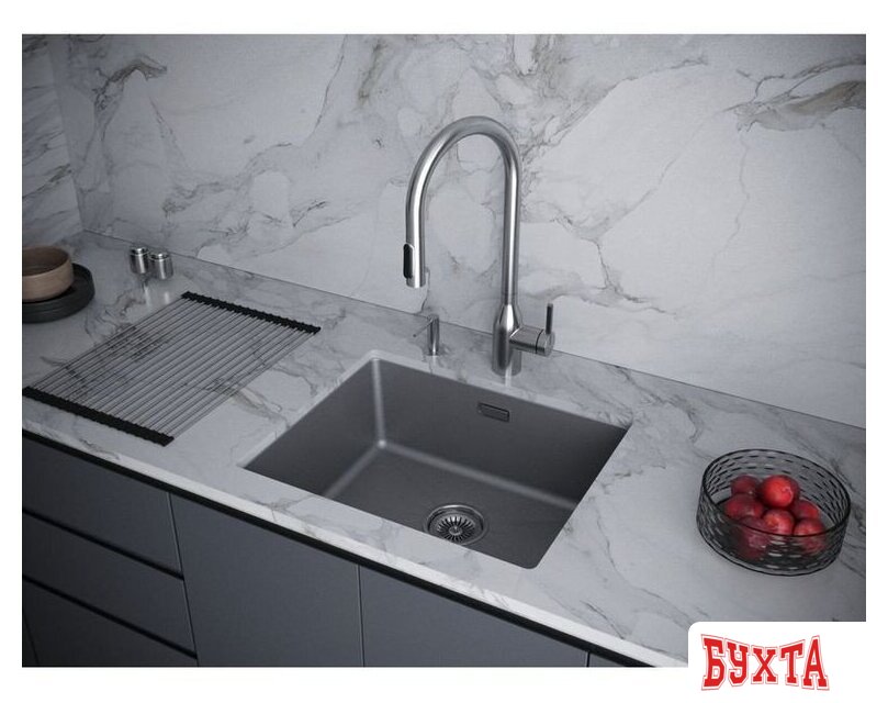 Кухонная мойка Paulmark Lumi 55UNI LU55-GRM 3