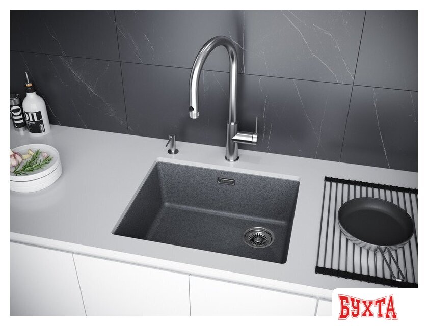 Кухонная мойка Paulmark LU55SK-DG 4