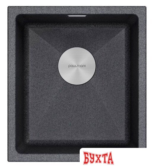 Кухонная мойка Paulmark IT-Granit Lumi 41 Uni LU41-DG (темно-серый/графит) 1