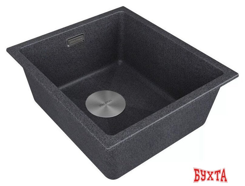 Кухонная мойка Paulmark IT-Granit Lumi 41 Uni LU41-DG (темно-серый/графит) 2