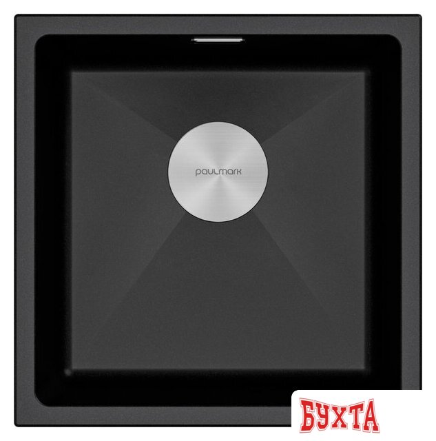 Кухонная мойка Paulmark IT-Granit Lumi 45 Uni LU45-BL (черный)