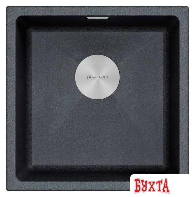 Кухонная мойка Paulmark IT-Granit Lumi 45 Uni LU45-DG (темно-серый/графит)