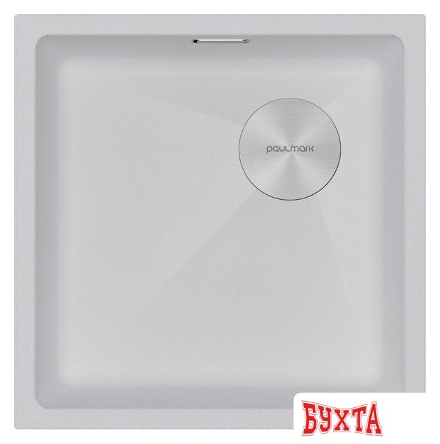 Кухонная мойка Paulmark IT-Granit Lumi 45 Uni-Skew LU45SK-WH (белый) 1