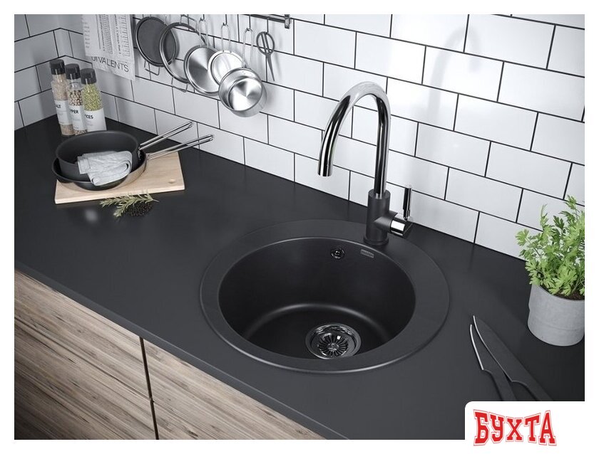 Кухонная мойка Paulmark Gelegen PM404800-BL 3