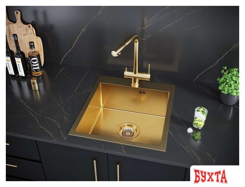 Кухонная мойка Paulmark Kroner 45 PM214551-BG 3