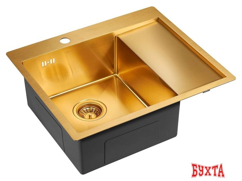 Кухонная мойка Paulmark Kroner 59F PM225951-BGL 2