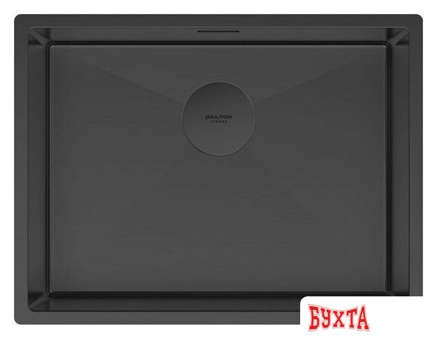 Кухонная мойка Paulmark Next 58 UNI PM215844-MBN (черный/черный матовый) 1