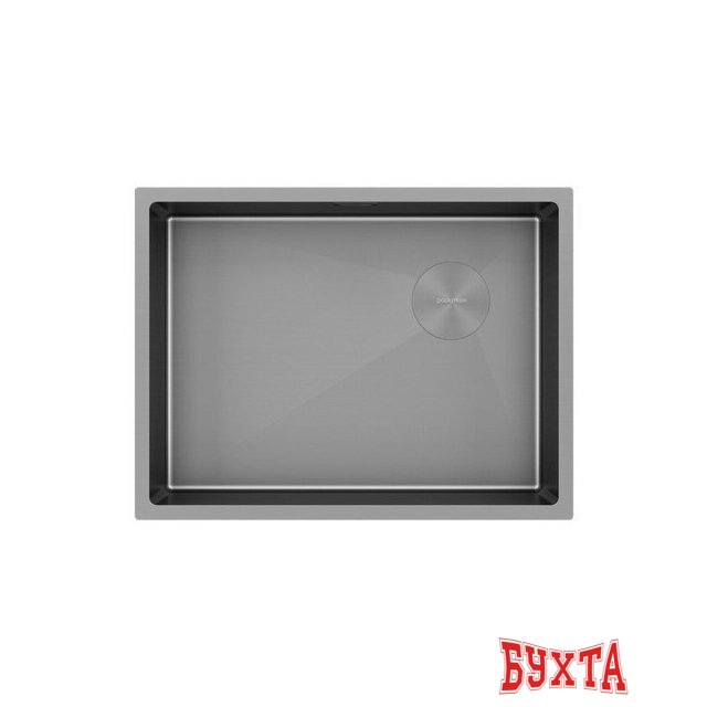 Кухонная мойка Paulmark NEXT-SKEW 58 Uni PM885844-MG (серый/серый матовый) 1