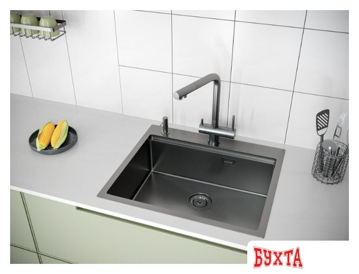 Кухонная мойка Paulmark Kroner-Pro 59 PM705951-GM 3