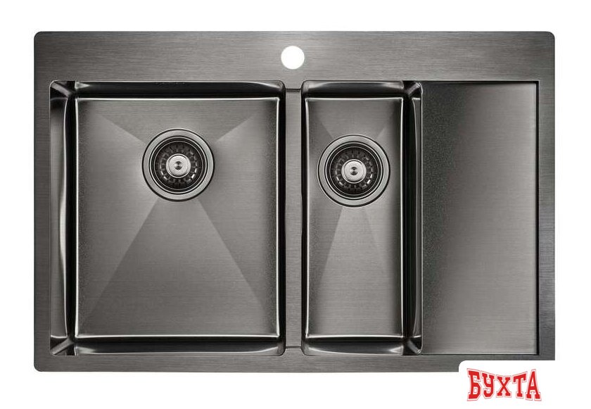 Кухонная мойка Paulmark Kroner 78/2SF PM227851-GML 2