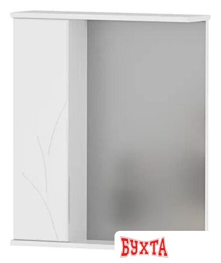 Мебель для ванных комнат Volna Шкаф с зеркалом Adel 60 левый 1