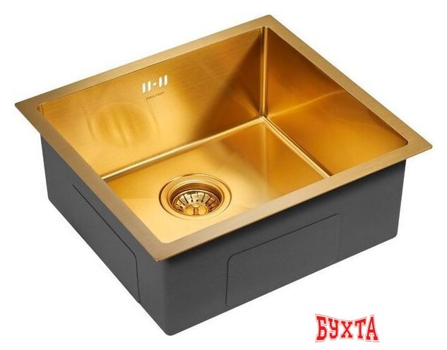 Кухонная мойка Paulmark Gerberg 48 UNI PM254844-BG (золото/брашированное золото) 2