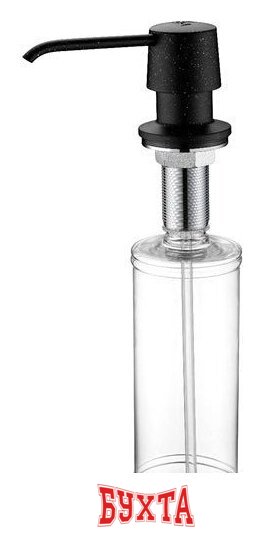 Дозатор для моющего средства Paulmark Sauber D001-418(BLM) (черный/черный металлик) 1