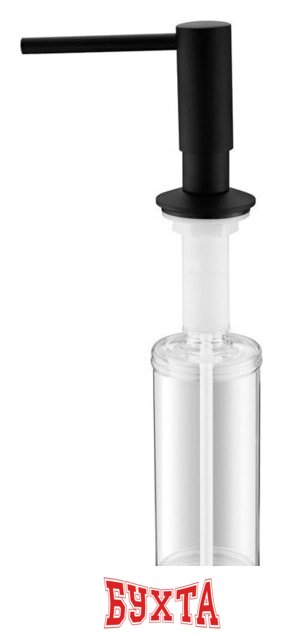 Дозатор для моющего средства Paulmark Decus D004-401(AN) (черный/антрацит)