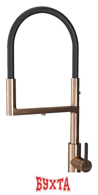 Смеситель Paulmark Tornado TO213402-BC (медный/брашированная медь) 3