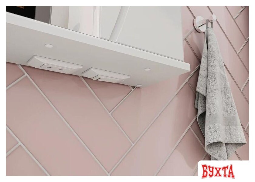 Мебель для ванных комнат Volna Шкаф с зеркалом Adel 70 правый 5