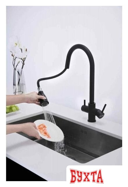 Смеситель Paulmark Lange La214212-AN (антрацит) 3