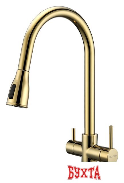 Смеситель Paulmark Lange La214212-G (золото)