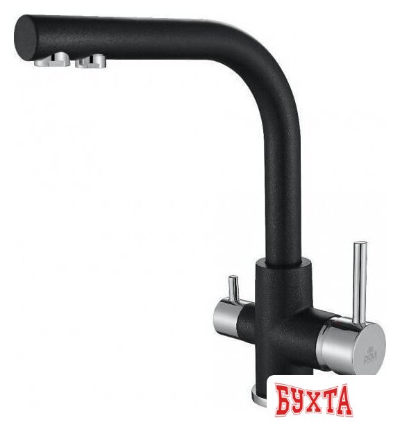 Смеситель Paulmark Essen Es213011-418 (черный металлик)