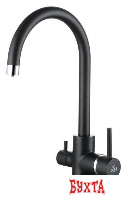 Смеситель Paulmark Essen Es213211-418 (черный металлик) 1