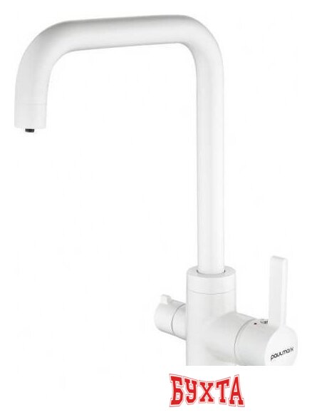Смеситель Paulmark Logas Lo213021-431TW (белый матовый) 1