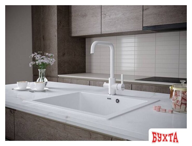 Смеситель Paulmark Logas Lo213021-331 (белый) 2