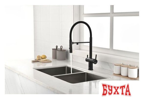 Смеситель Paulmark Gravity Gr213888-AN (антрацит) 5