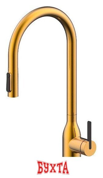 Смеситель Paulmark Iniversal Un213880-BG (золото/брашированное золото)