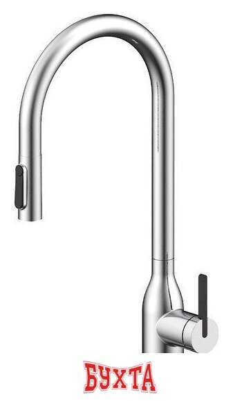 Смеситель Paulmark Iniversal Un213880-BS (стальной/нержавеющая сталь)