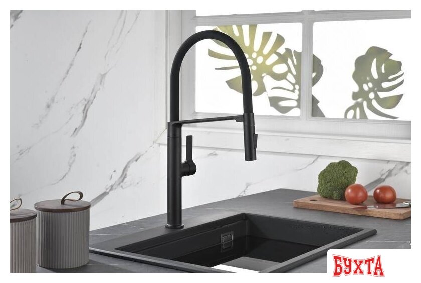 Смеситель Paulmark Barrel BA214029-AN (черный) 3