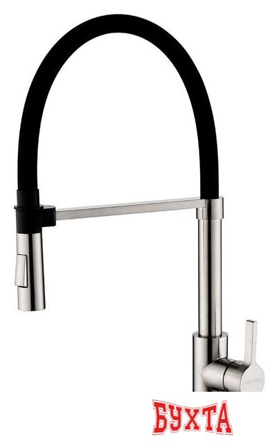 Смеситель Paulmark Halt Ha214021-BS (нержавеющая сталь) 1