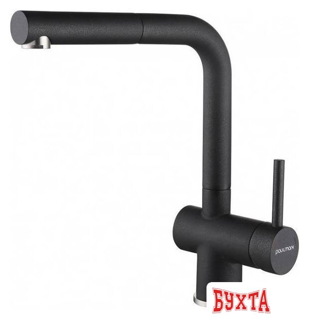 Смеситель Paulmark Dosse Do214418-418 (черный металлик)