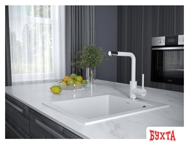 Смеситель Paulmark Honner Ho212018-431TW (белый) 2