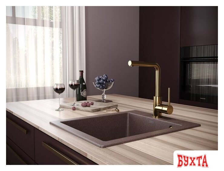 Смеситель Paulmark Honner Ho212018-G (золото) 2