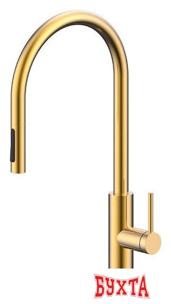 Смеситель Paulmark Senso Se215180-SBG (золото/светлое брашированное золото) 1