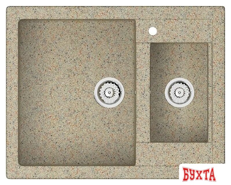Кухонная мойка MARRBAXX Карельский камень модель 19/Q5 (песочный) 1