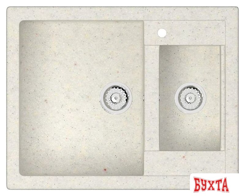 Кухонная мойка MARRBAXX Карельский камень модель 19/Q7 (хлопок) 1