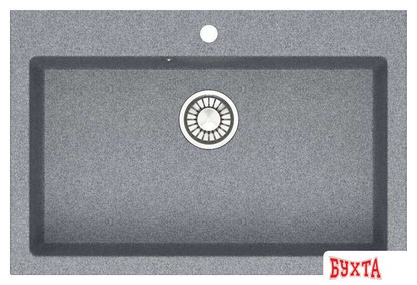 Кухонная мойка MARRBAXX Карельский камень модель 39/Q8 (темно-серый) 1