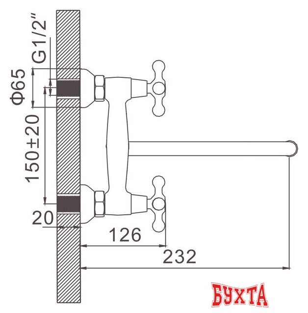 Смеситель Gerhans K14312 2