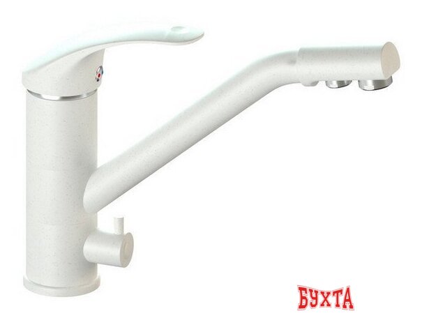 Смеситель MARRBAXX Карельский камень КМ010/G31 (белый)