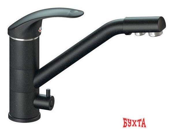 Смеситель MARRBAXX Карельский камень КМ010/Q4 (черный)