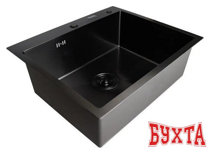 Кухонная мойка MARRBAXX B6050-R Decor B6050-DMR (графит) 5