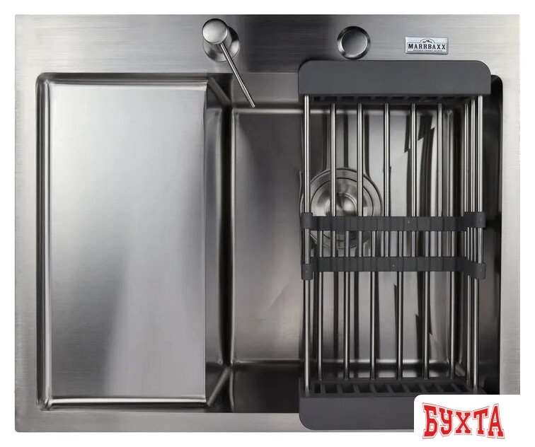 Кухонная мойка MARRBAXX C5848R-R C5848R-MR (сатин) 1