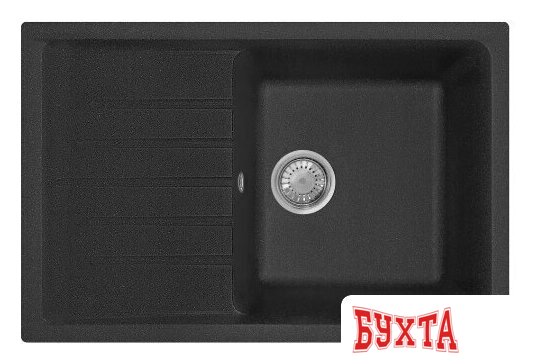 Кухонная мойка Granrus GR-750 (черный) 1