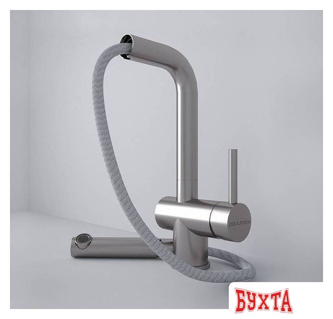 Смеситель Paulmark Dosse Do214418-SS (нержавеющая сталь) 2