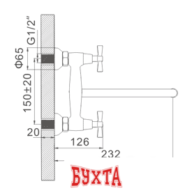 Смеситель Gerhans K14313 2